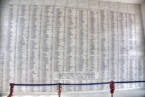 USS Arizona Wall of Names
